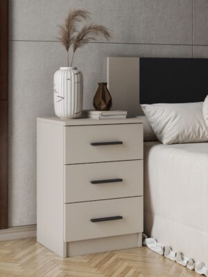 MESITA DE NOCHE 3 CAJONES MOD.AURA 2025