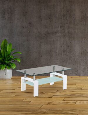 MESA CENTRO TAPA CRISTAL MOD.SAMA