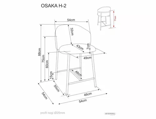 TABURETE OSAKA H-2 - Imagen 10