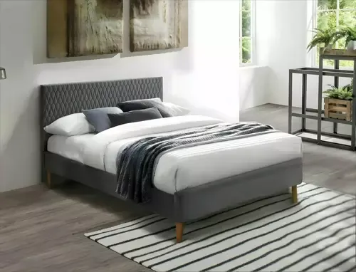 CAMA AZURRO VELVET - Imagen 3